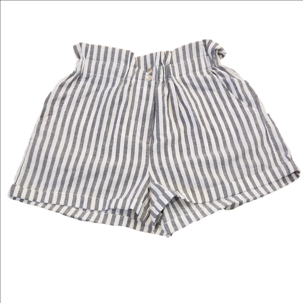 Shein Grey And White shorts (Code-B015)
